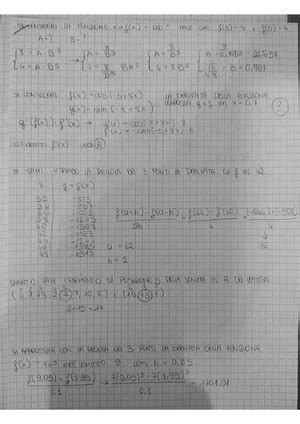 Formulario Per Gli Esercizi All Esame Matematica Rette Dominio