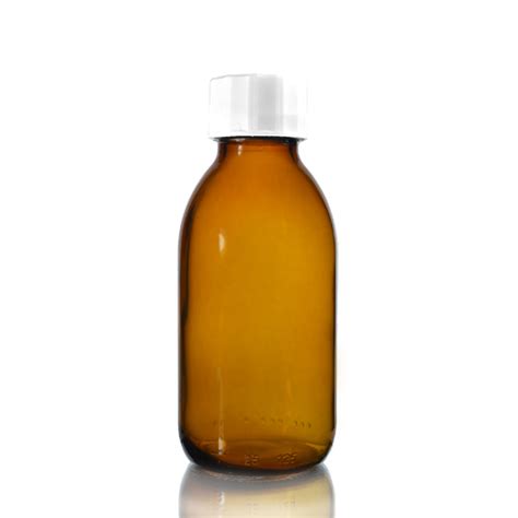 Ml Amber Glass Sirop Bottle Amphorea Ltd