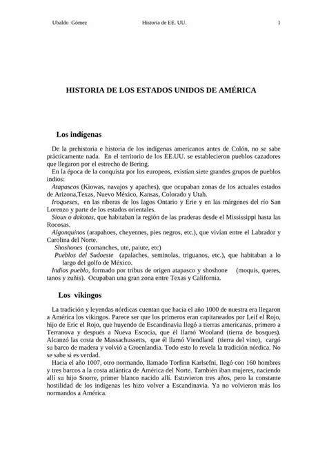 Pdf Historia De Los Estados Unidos De Am Rica Pdf Fileubaldo G Mez