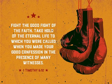 Fight A Good Fight Of Faith Sermon