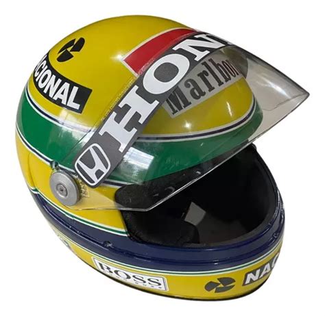 Capacete Do Ayrton Senna Frete Gr Tis