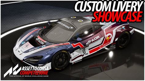 Club AOR McLaren 720s GT3 ACC Custom Livery Commission YouTube