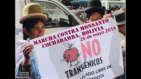 Marcha Contra Monsanto Cochabamba Bolivia Youtube