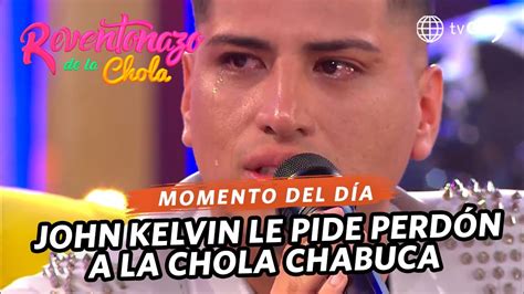 El Reventonazo De La Chola John Kelvin Reaparece En El Set Del