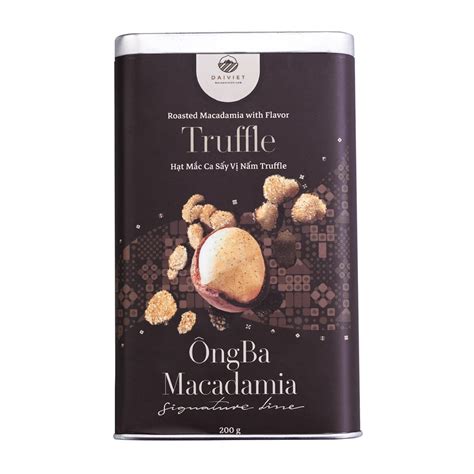 Ong Ba Premium Vietnamese YPF5 Roasted Macadamia Nuts Truffle Flavored