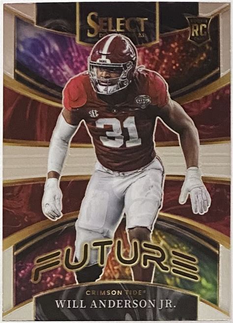 Will Anderson Panini Select Draft Picks Football Alabama Crimson