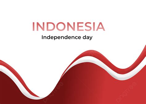 Background Desain Latar Belakang Bendera Pita Indonesia Sederhana Hari