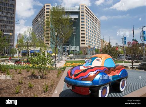 Car Tunes Art Exhibit Stock Photo - Alamy