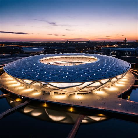 Sofi Stadium Roof The Roof Of The Sofi Stadium Is An Impre By