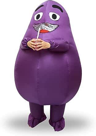 FIRRKEP grimace costume purple grimace Inflatable costume suit ...