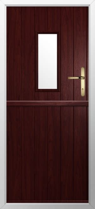 Solidor™ Flint 2 Timber Composite Door In Rosewood