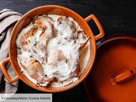 Lapin à la crème facile découvrez les recettes de Cuisine Actuelle