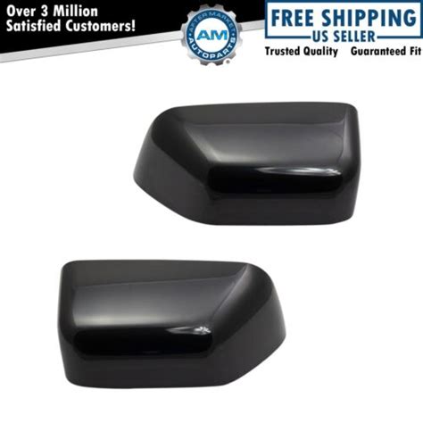 Piece Exterior Door Tow Mirror Cap Cover Set Lh Rh Sides For Ford