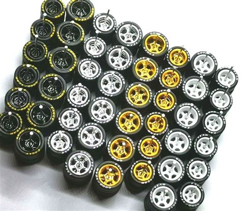 Matchbox Hot Wheels Spoke Rubber Tire Sets Mix Colors Jdm Mm Etsy
