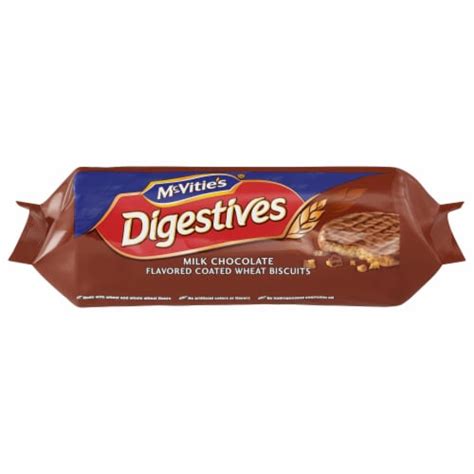 Mcvities Digestives Milk Chocolate Flavored Coated Wheat Biscuits 105 Oz Frys Food Stores