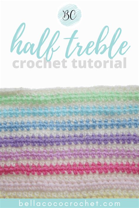 Half Treble Crochet Stitch (UK) or Half Double Crochet Stitch (US) | Crochet stitches uk, Half ...