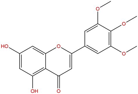 5 7 Dihydroxy 3 4 5 Trimethoxyflavone Cas 18103 42 9 普瑞法科技 中药成分及标准专家