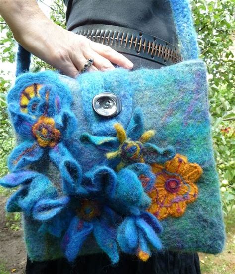 Needle Felting A Purse Kit LivingFelt Needle Felting Wool Felt