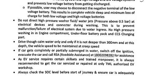 Tata Motors Ev Dos And Don’ts Received With 2022 Nexon Ev Prime Album On Imgur