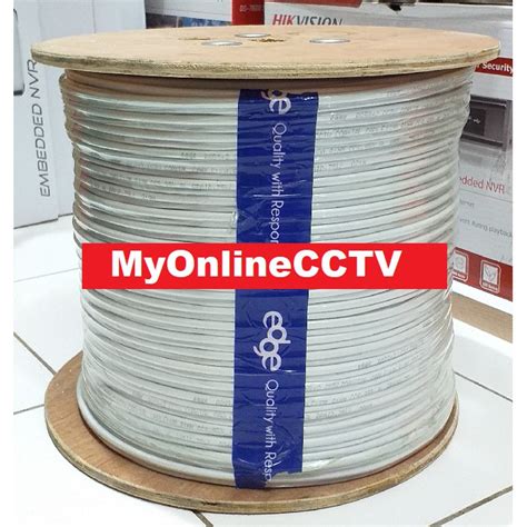 Jual Kabel Camera Cctv Edge Coaxial Power Rg59 Awet Kuat Dan Bagus Per Meter Shopee Indonesia