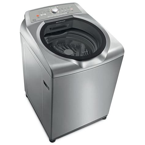 Lavadora De Roupas Brastemp 15Kg BWN15AKANA Evox Acima De 10 Kg No