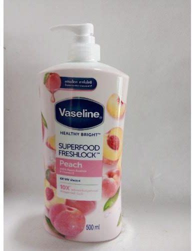 Vaseline Healthy Bright Superfood Freshlock Peach Body Lotion Ml