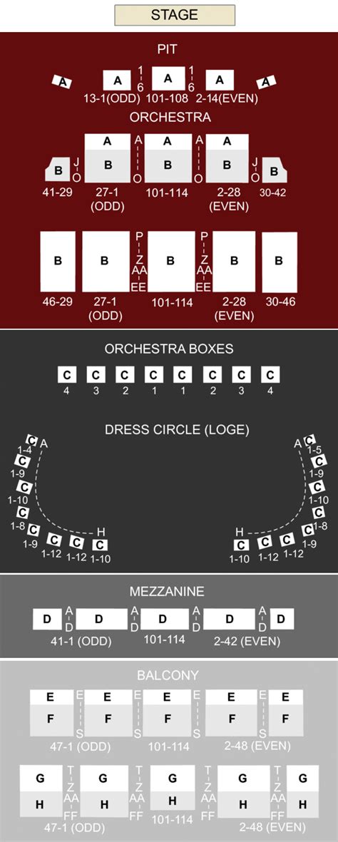 Alvin Ailey Theater Seating Chart Ponasa