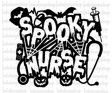 Nurse Halloween Svg One Spooky Nurse Svg Png Witchy Nurse Etsy