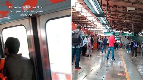 Línea B Del Metro Cdmx Un Convoy Avanzó 11 Estaciones Sin Detenerse