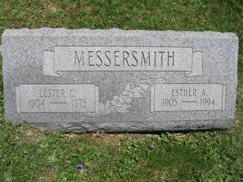 Esther Agnes Knepper Messersmith M Morial Find A Grave