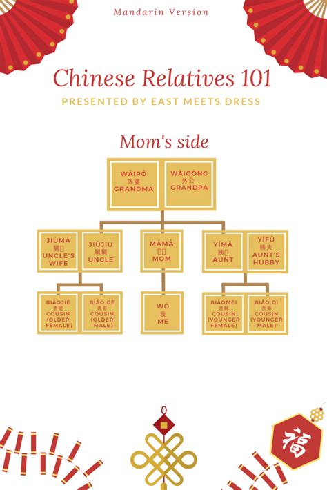 Chinese Family Tree Names 101: What to Call Your Uncle, Aunt & Cousin ...