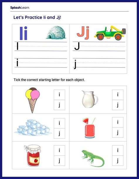 Letter Ii Worksheet