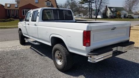 1985 Ford F 350 Crew Cab Diesel 4x4 Rare Non Dually F350 Crewcab Classic Ford F 350 1985 For Sale