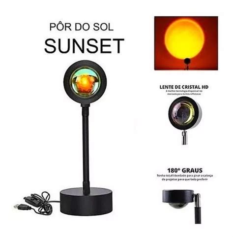 L Mpara De Puesta De Sol Luz Nocturna Proyector Led Tiktok Marco De