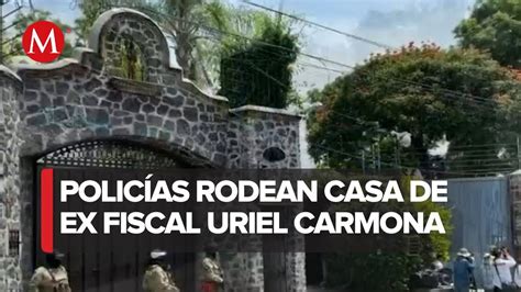 Reportan Movilizaci N Policiaca En Casa De Uriel Carmona Tras Su