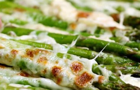 Recept Geroosterde Groene Asperges Met Knoflook En Mozzarella