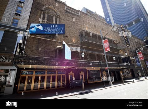 Majestic theatre with phantom of the opera New York City USA Stock ...