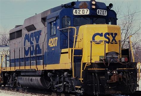 A Old Csx Emd Gp30 Locomotive No4207 Jacob Flickr