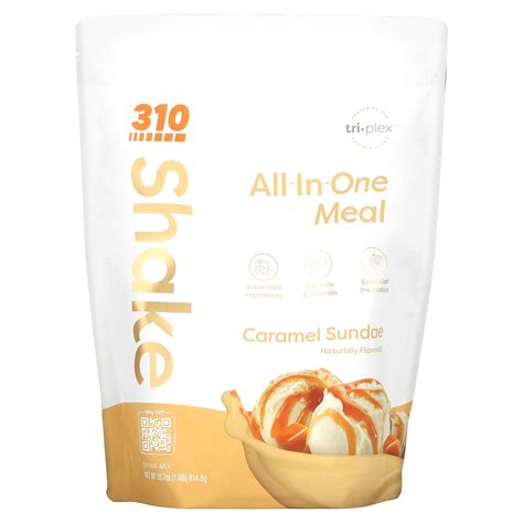 310 Nutrition All In One Meal Shake Caramel Sundae 287 Oz 8148 G