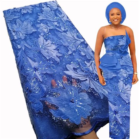 Bestway Fashion African Lace Fabric Yards High Quality Nigerian