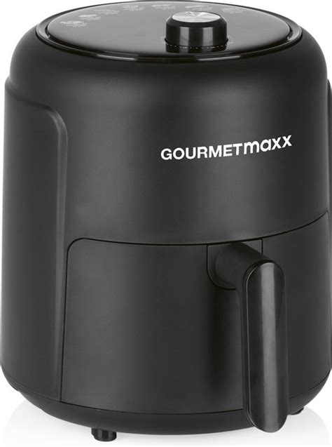 Gourmetmaxx Hetelucht Friteuse L Zwart Bol