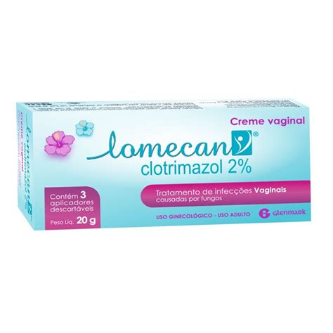 Lomecan Creme Vaginal Trata A Candidíase Em 3 Dias Clotrimazol 2