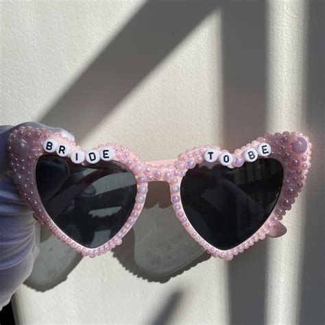 Custom Pearl Sunglassesbridesmaid Glassespearl Glassesbride Sunglassesbridal Sunglasses Etsy