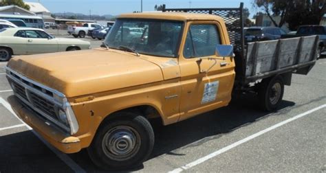 1975 Ford F 350 Custom Flat Bed Dump Truck Rtauctions For Sale