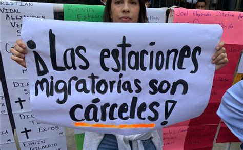 Se Manifiestan Migrantes En CDMX Exigen Justicia Por Muertes Tras