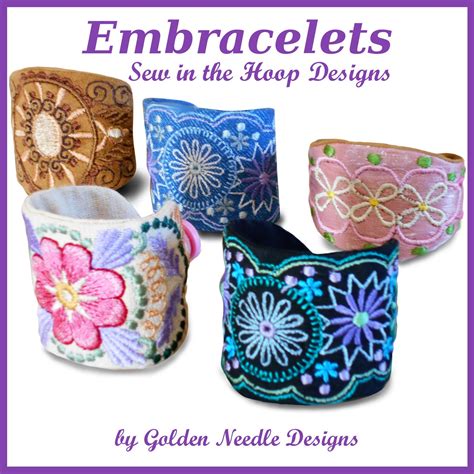 Embroidery Bracelets Collection Machine Embroidery Designs Etsy