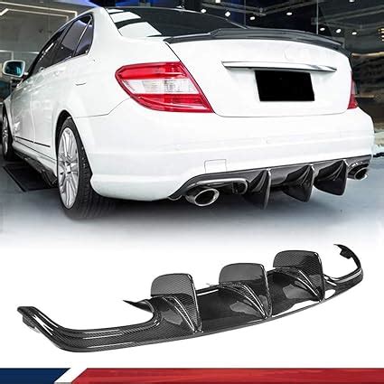 Amazon JC SPORTLINE Big Fins Carbon Fiber Rear Diffuser Fits For