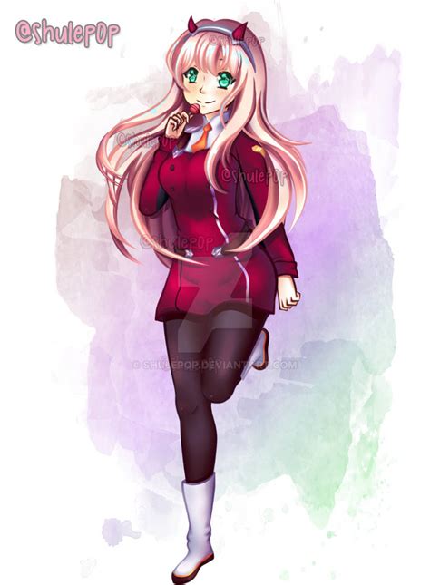 Zero Two - Fan art by ShulePoP on DeviantArt