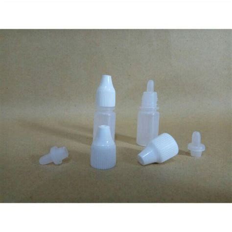 Jual Botol Tetes Mata Ml Bolong Plastik Putih Natural Ml Cc Cc