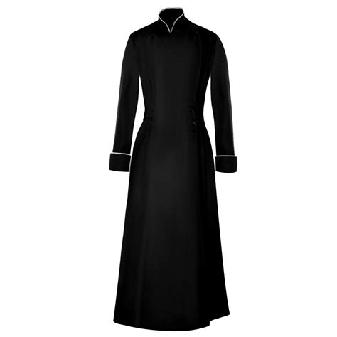 Gedrda Women Cassock Choir Cassock Church Robe Minister Robe Clergy Pulpit Liturgical Black